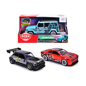 Dickie Auto Pullback Racer 15 cm, 3 druhy