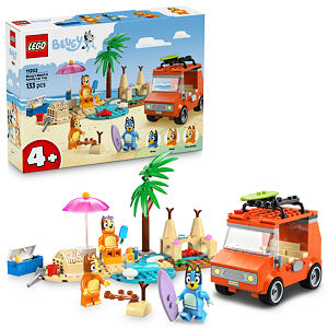 LEGO® Bluey 11202 Bluey a rodinný výlet autem na pláž