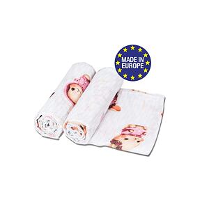 Bomimi Osuška TETRA Premium 140 g/m2 (2ks), 80x100, zajíček růžová