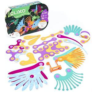 CLIXO Tropical Birds - magnetická stavebnice 22 kusů