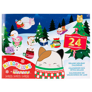 SQUISHMALLOWS Micromallows Adventní kalendář 24 ks