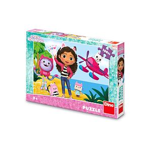 Dino Gábi cestovatelka Puzzle 100 XL dílků