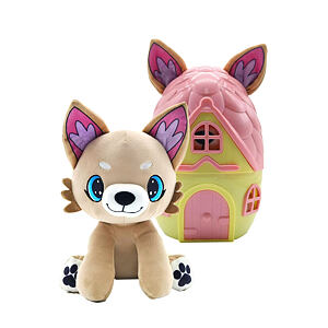 M95018 - STEPPOS PupaDorables Zvířátko v domečku - Foxy Fluff - světle hnědé