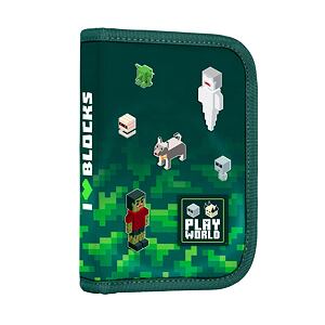 Oxybag Penál 1 patrový, 2 chlopně, prázdný Playworld