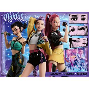 Ravensburger K-pop: Lovkyně démonů Puzzle 100 dílků