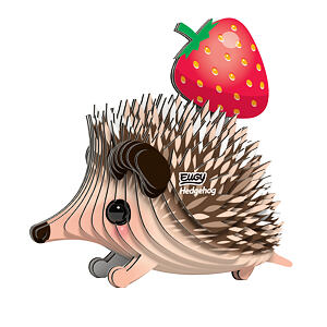 EUGY Ježek 3D kartonová skládačka