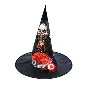 Rappa Klobouk Čarodějnice/Halloween s okem pro dospělé