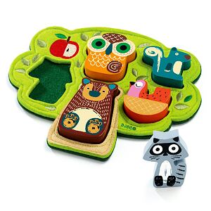 DJECO Vkládací puzzle Oski