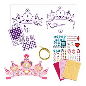 DJECO DIY Třpytivé korunky pro princezny
