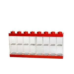 LEGO Sběratelská skříňka na 16 minifigurek červená