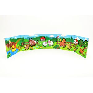 TEDDIES Knížka Leporelo Moje první zvířátka