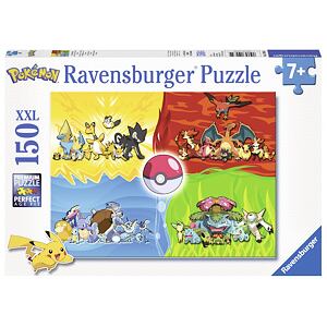 Ravensburger Pokémon: Druhy Pokémonů Puzzle 150 dílků