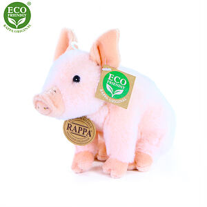 Rappa Plyšové prase 18 cm ECO-FRIENDLY