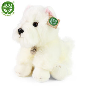 Plyšový pes westík sedící 30 cm ECO-FRIENDLY