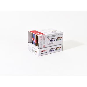 Teddies Harmonika dřevěná 13cm 4 barvy