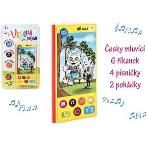 Teddies Veselý Mobil Telefon plast česky mluvící