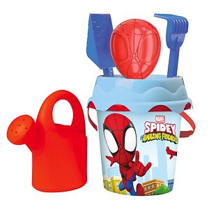 Smoby Kyblíček Spidey s konvičkou a příslušenstvím, střední