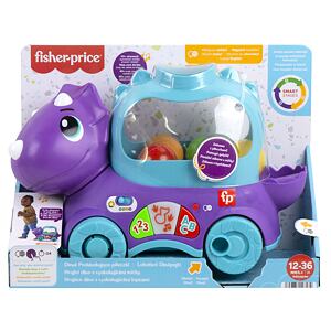 Fisher Price Hrající Dino s vyskakujícími míčky CZ/SK/EN/PL/HU