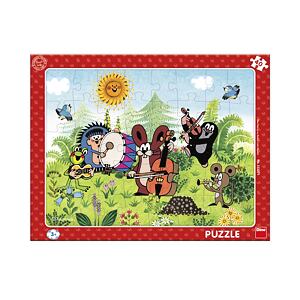 Dino Krtek a kapela Deskové puzzle, 40 dílků