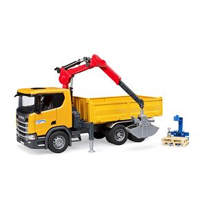 Bruder Nákladní auto SCANIA Super 560R - valník, hydraulická ruka