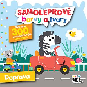 Jiri Models Samolepkové barvy a tvary pro nejmenší Doprava