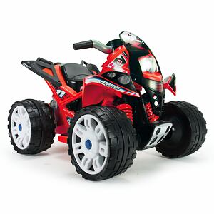 INJUSA Dětská elektrická čtyřkolka THE BEAST 12V červená