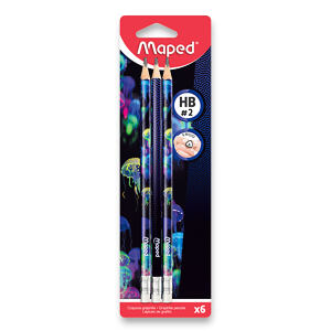 Maped Grafit. tužka Deepsea Paradise s pryží 6ks, BL