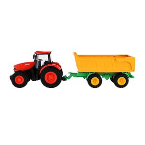 Teddies Traktor Zetor RC s valníkem plast 42cm