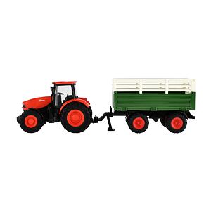 Teddies Traktor Zetor RC s vlekem plast 42cm
