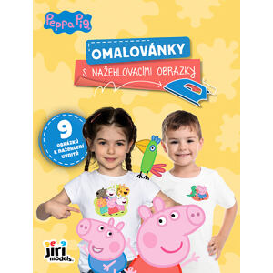 Jiri Models Omalovánky s nažehlovacími obrázky Prasátko Peppa