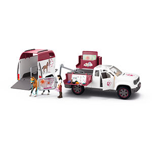 Schleich Mobilní veterinář s přívěsem