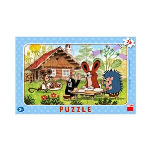 Dino Krteček na návštěvě Puzzle 15 dílků