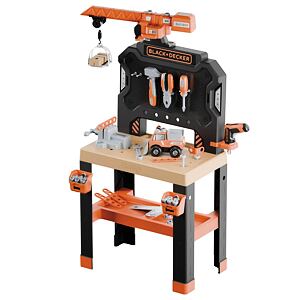 Smoby Black&Decker Velká pracovní dílna s jeřábem