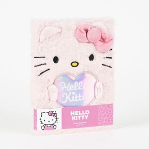 Cerdá Plyšový zápisník - HELLO KITTY