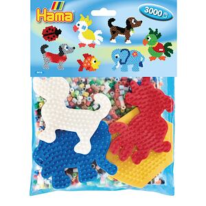 Hama Mix korálků a podložek MIDI
