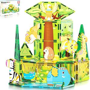 Picasso Stavebnice Safari Set s 8 zvířaty