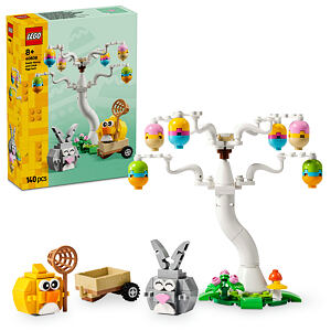 LEGO® Iconic 40808 Velikonoční zajíček, kuřátko a sběr vajíček