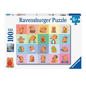Ravensburger Kapybara Puzzle 100 dílků