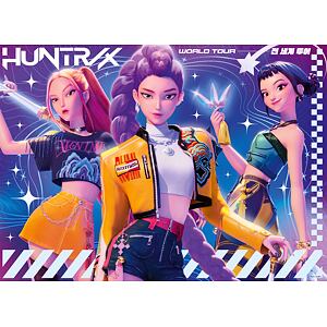 Ravensburger K-pop: Lovkyně démonů Puzzle 4x100 dílků