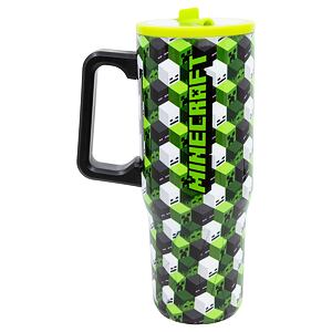 Minecraft Iconicmono Termohrnek s brčkem a uchem 920 ml