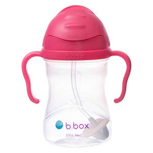 b.box Hrneček s brčkem 240 ml - malina
