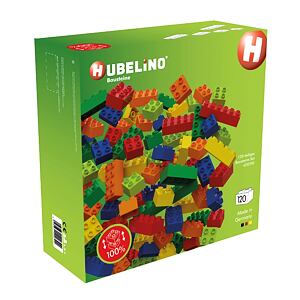 HUBELINO Kuličková dráha - kostky barevné 120 ks