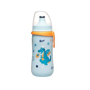 Nip láhev Kids cup, 330 ml, kluk, s pítkem