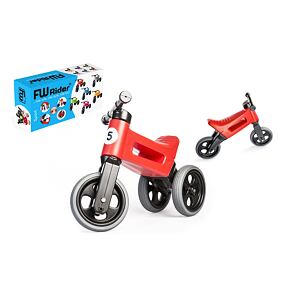 FUNNY WHEELS Odrážedlo Rider Sport 2v1 červené