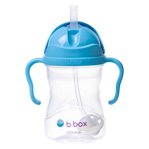 b.box Hrneček s brčkem 240 ml - borůvka