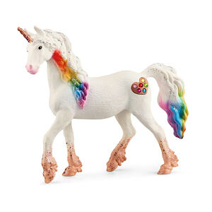 Schleich Jednorožec kobyla srdíčková duhová