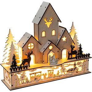RETLUX Vesnička dřevo 9 LED