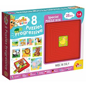 Lisciani Carotina Baby 9 puzzle - Zvířátka