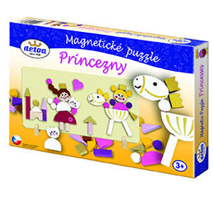 Detoa Magnetické puzzle Princezny