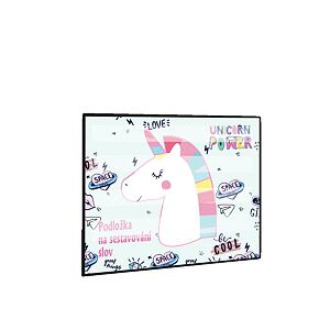 Oxybag Podložka na sestavování slov Unicorn iconic